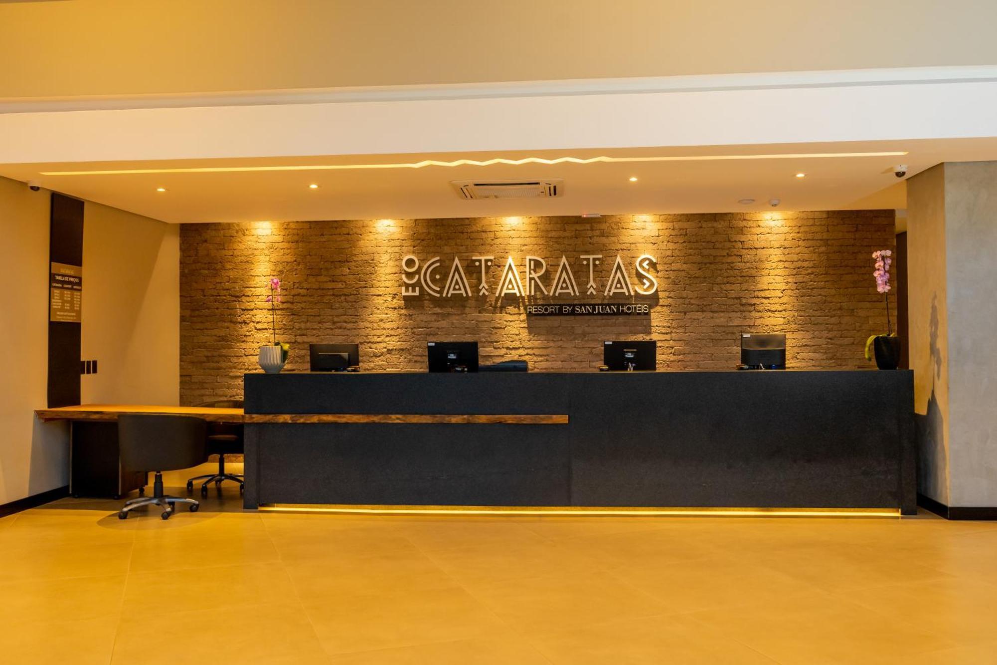 Complexo Eco Cataratas Resort By Sj Foz do Iguacu Exterior photo The lobby of the Cataratas Hotel